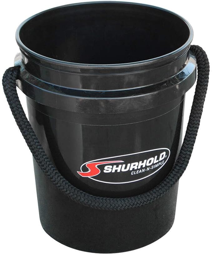 Shurhold World's Best Rope Handle Bucket - 5 Gallon - Black