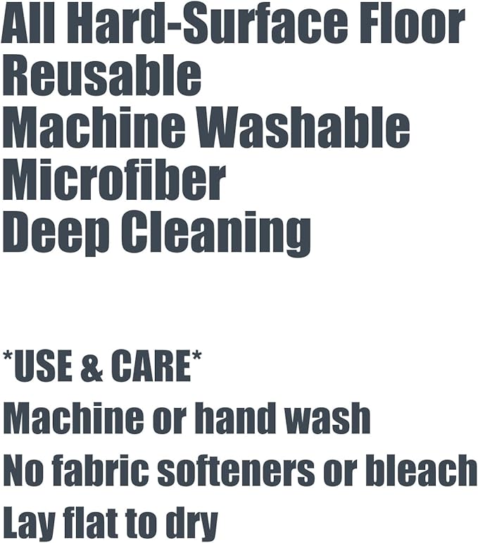 6 Pack Mop Head Replacement Compatible with O Ceda EasyWring Spin Mop Replace Refills for Ocedar, Deep Cleaning Machine Washable and Easy-to-Replace