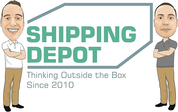 Secure Seal - 8x8x4 Pack of 50 Corrugated Cardboard Packing Shipping Mailing Moving Carton Boxes