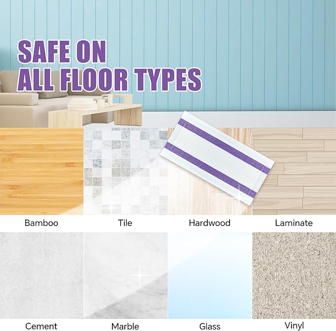 40 Count for Wet Pads Refill & for Wet Jet Refill, Disposable Wet Jet Refills for Wet Jet, All-Floor Cleaning Pads Safe for Hardwood