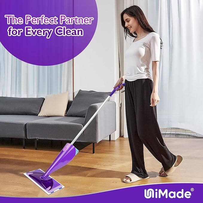 100 Count Mop Pad Refill Compatible with Swiffer WetJet, Disposable Multi-Layers Mopping Pads for All Hard Surface, Especially Hardwood Floor, Super Absorbent Spray Mopping Pad Refills