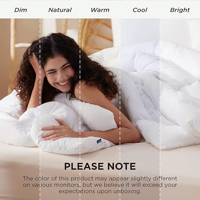 Bedsure Comforter Duvet Insert - Quilted Comforters Twin XL Size, All Season Duvet, GentleSoft Down Alternative Bedding, with 8 Tabs, Gifts for Women/Men, White, Twin XL 92 x 68 Inches