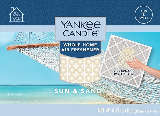 Yankee Candle Sun and Sand Whole Home Air Freshener (Pack of 4)