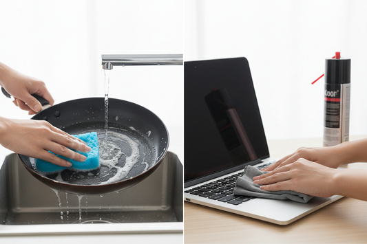 tip#) Cleaning Nonstick Pans Safely & Dusting Electronics Safely