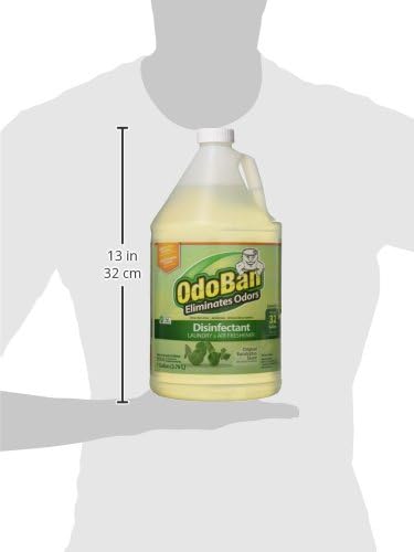 OdoBan Professional Disinfectant and Odor Eliminator Concentrate, Made in the USA, Original Eucalyptus Scent, 1 Gallon