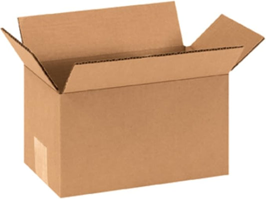 Secure Seal – 9x5x5 Inches Pack of 100 Corrugated Cardboard Packing Shipping Mailing Moving Carton Boxes