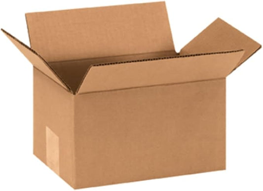 Secure Seal - 8x6x5 Pack of 50 Corrugated Cardboard Packing Shipping Mailing Moving Carton Boxes