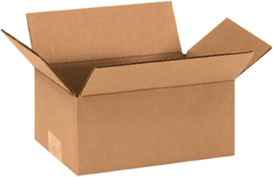 Secure Seal - 9x6x4 Pack of 50 Corrugated Cardboard Packing Shipping Mailing Moving Carton Boxes