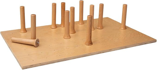 Custom Pegboard Drawer Organizer – Maple Wood – Deep Drawer Insert, Divider for Pots, Pans, Lids & Trays - Kitchen Cabinet Storage - No Cutting or Tools Needed – Made in USA