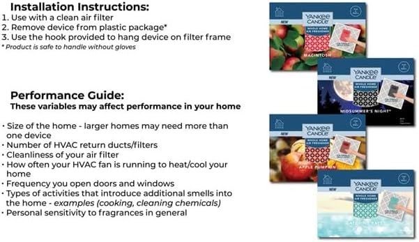 Yankee Candle Whole Home Air Freshener (Pack of 4, Catching Rays)