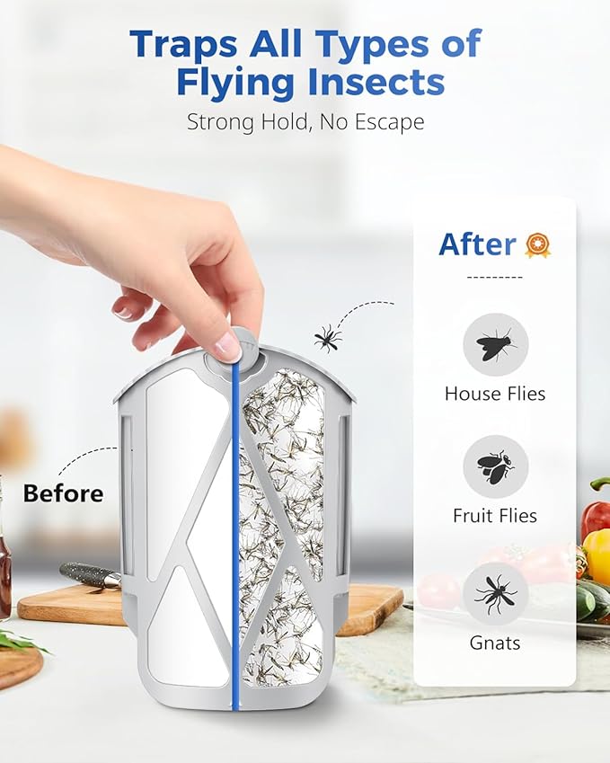 UBeesize 12 Pack Refill Cartridge for Zevo M364 and Max, Replacement Refill Compatible with Zevo Plug-in Light, 100% Fit (12 Cartridges)