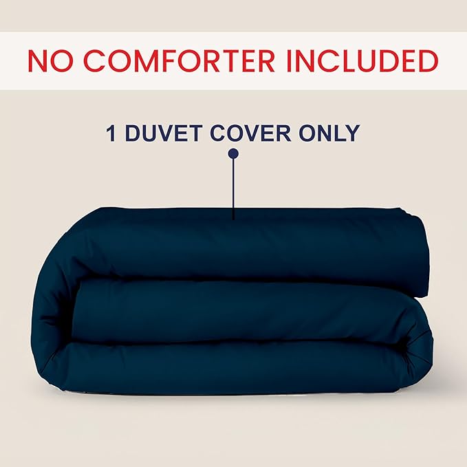 Kotton Culture 120"x 98" 1 Pc Oversized King Duvet Cover Only 100% Egyptian Cotton - Luxury 1000 TC Hotel Quality Comforter Cover with Zipper Closure & Corner Ties - Fits Large King Inserts - Teal