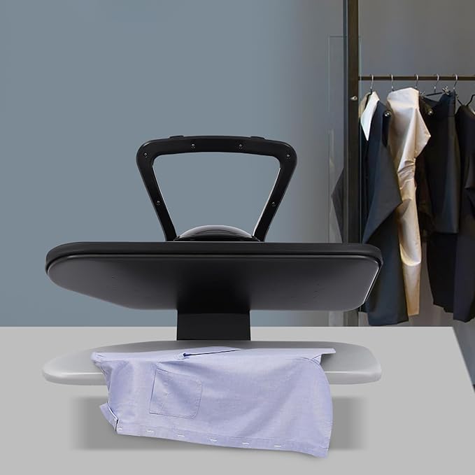 Large Steam Iron Press, LED Touch Screen Ironing Steam Press Machine, 1600w Clothes Press Machine, 5 Fabric Temperature Settings Pressing Iron for Clothes, Sheets