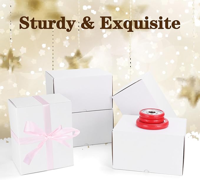 WIFTREY 12x8x6 inches White Shipping Boxes set of 15, 12 x 8 x 6 Corrugated Cardboard Boxes for Packaging Small Business, Moving, Mailing