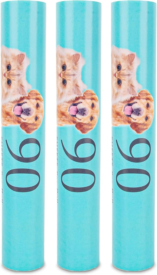 KeFanta 3Pcs Large Lint Roller Refills (270 Sheets) 11.8" Wide