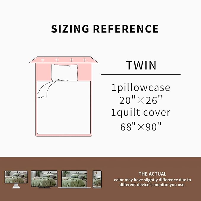 EVERLY 100% Pure Linen Duvet Cover Set Twin Size 68X90Inch 2pcs (1 Duvet Cover,1Pillowcases) Soft and Breathable for All Season with Coconut Button Closure, Suitable for Hot Sleepers-Grey