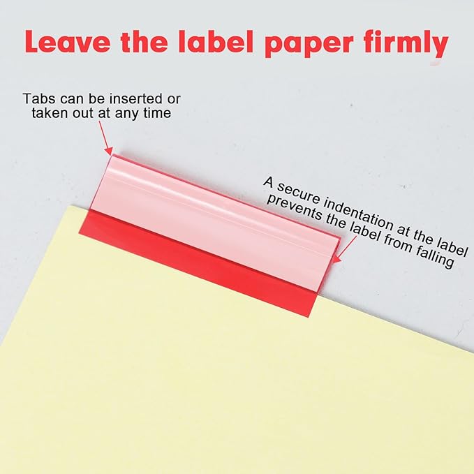 Binder Divider, PANDRI 200 Pack Binder Index Dividers with 8 Insertable Multicolor Big Tabs, Letter Size Paper Binder Divider for School Office Home Business