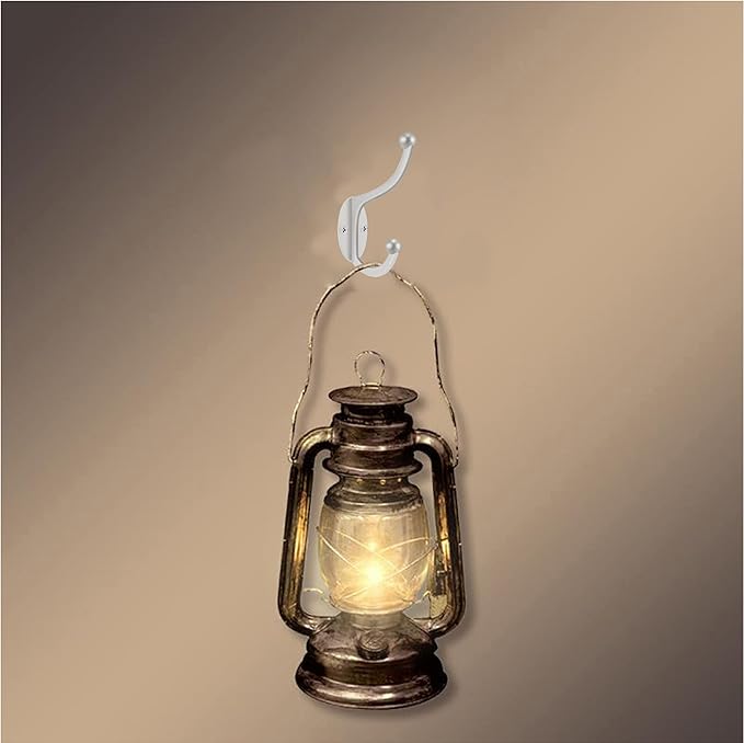 ZEYU Wall Hooks, 20Pcs Coat Hooks Hardware Towel Hooks for Hanging Coats Double No Rust Black Robe Hooks Wall Mounted with Screws for Key, Towel, Bags, Cup, Hat