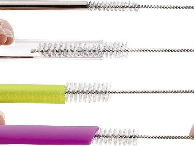 Straw Cleaner Brush Bottle Brush Cleaning Brush Straw Brushes for Cleaning Straws Set 10 Pack, 9.5Inch