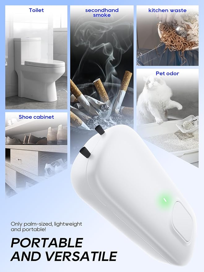 Plug In Negative Ion Air Purifiers Quiet Air Freshener for Bedroom Office Basement - Portable Mini Air Cleaner Odor, Dust, Pet Smell (white 2pcs)