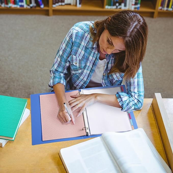 ReliThick 20 Set of 160 Pack Clear Sheet Protectors 8.5 x 11 Inch Page Protector for 3 Ring Binder with 8 Tabs Plastic Dividers for 3 Ring Binder, Insertable Index Page Divider Multicolor Tabs