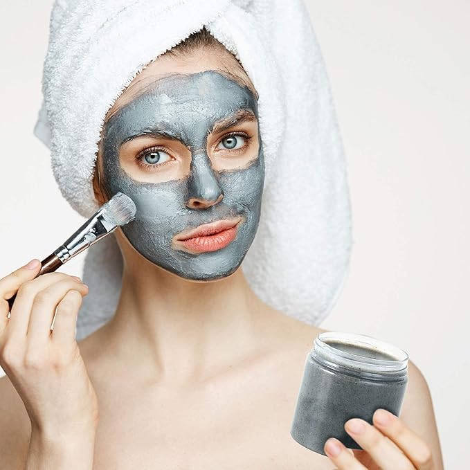  ﻿ Eternal Moment 36 Pack 4 OZ Plastic Jars Round Clear Cosmetic Container Jars with Lids, Perfect for Lotion, Cream, Ointments, Makeup, Eye Shadow, Rhinestone, Samples, Pot, Travel Storage