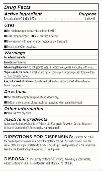 Wipes4Health Sanitizing Wipes: 4000 Unscented Wet Wipes (8" x 6"): 4 Refill Mega Rolls for Floor Stand, Wall Mounted and Bucket Dispensers - For Gyms, Fitness Clubs, Schools, Commercial Facilities