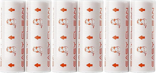 Lint Roller Refills 6.3 inch Bulk 6Rolls Total 300 Sheets Extra Sticky Lint Remover