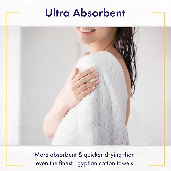 Ultra Soft & Stylish 700 GSM Luxury Washcloth Set (6 Piece - 13 x 13 in.) - 100% Zero-Twist, Long-Staple Cotton - Remarkably Absorbent Washcloths (Eucalyptus Green)