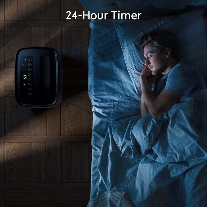 Waykar 150 Pints 7,000 Sq. Ft Energy Star Dehumidifier with Drain Hose for Commercial and Industrial Large Rooms, Home, Basements, Storages, Warehouses and Bedrooms