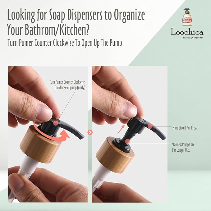 2 Pack Glass Soap Dispenser Set with Tray, Hand and Dish Glass Soap Dispensers for Kitchen Sink, Kitchen Soap Dispenser Set Suitable for Black and White Kitchen Decor