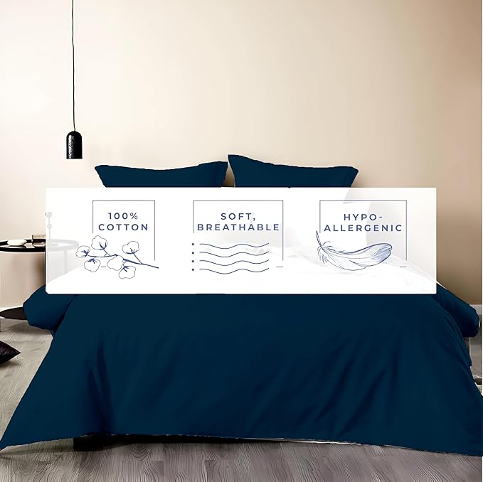 Kotton Culture 120"x120" 3 Pc Super King Plus/Super Oversize King Duvet Cover Set 100% Egyptian Cotton - 1000 TC Comforter Cover, Zipper Closure & Corner Ties - Fits Only Extra Large Inserts - Teal