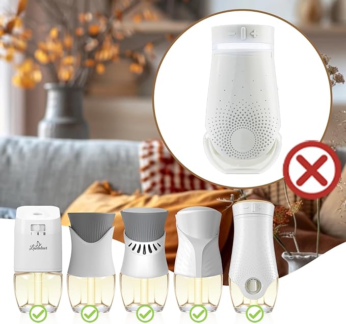 Plug In Refills Air Freshener – 12 Pack Oil Refills, Mediterranean Fig, Black Pomegranate, Coconut Vanilla, Winter Cedar – 7.92 Fl Oz, Compatible with Air Wick & Glade, Not Include Glade Plus