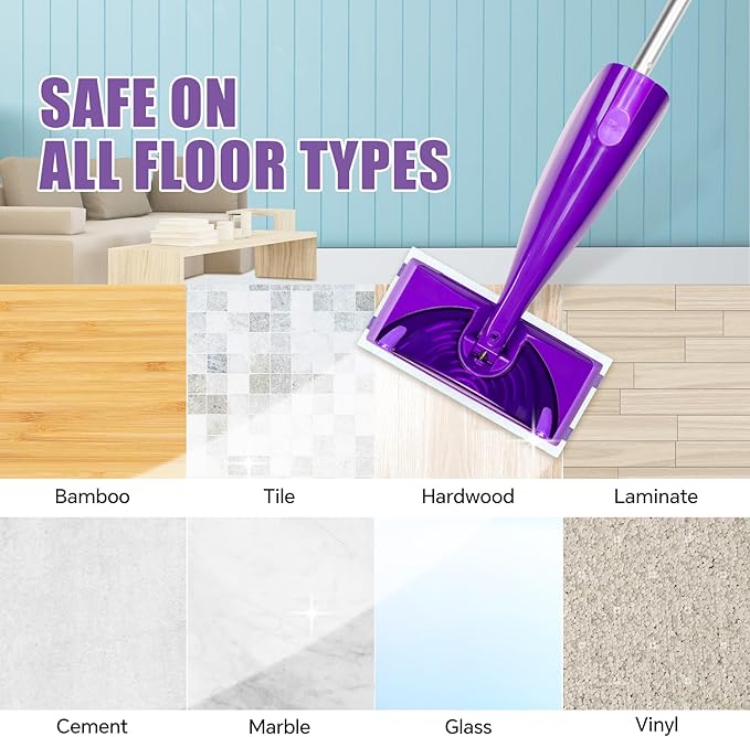 30 Count Disposable Wet Pads Refill for Swiffer Wet Jet Mop,Wet Jet Pads for All Floor Types,Disposable Multi Surface Wet Jet Hardwood Floor for swiffer Wet Pads Refill