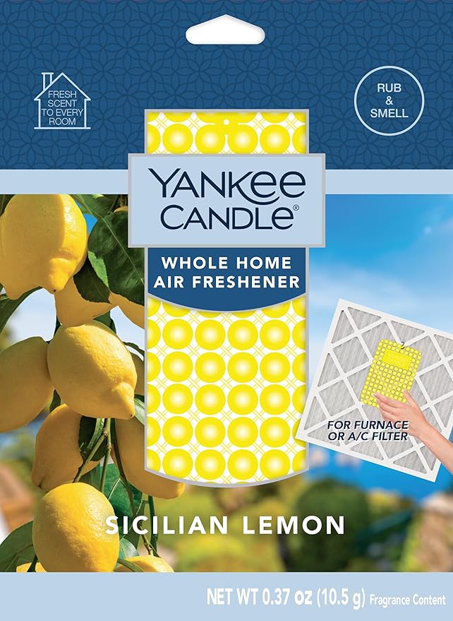 Yankee Candle Sicilian Lemon Whole Home Air Freshener (Pack of 8)