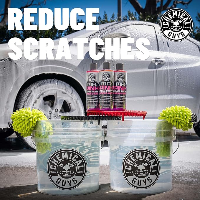 Chemical Guys Cyclone Dirt Trap Car Wash Bucket Insert - Filter Removes Dirt and Debris While You Wash, Helps Prevent Scratches, Perfect for Cars, Trucks, SUVs, RVs, and Motorcycles - 12 inch, Black