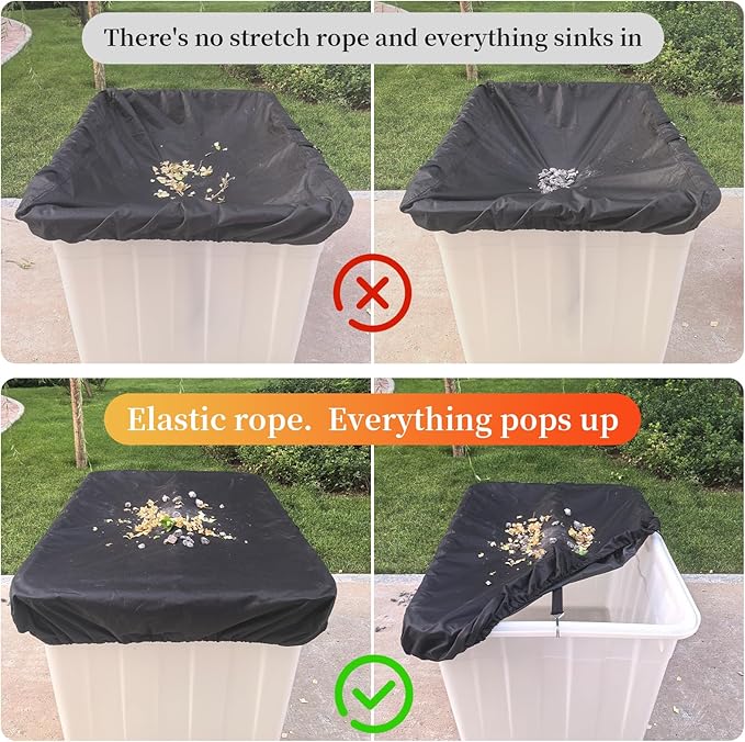 Bucket Truck Bucket Cover24*30,Suitable for Bucket Truck,Bucket Cover,600D Waterproof Oxford Cloth,Sunshade Rainproof General Dustproof (24*30,Black)