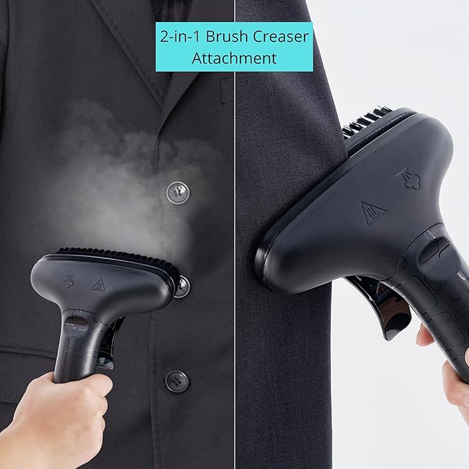 True & Tidy® Pro Commercial Garment Steamer with Extra Large 2.9L (98 oz) water tank, Heavy Duty with 3 Steam Settings, Aluminum Steam Plate, up to 90 mins