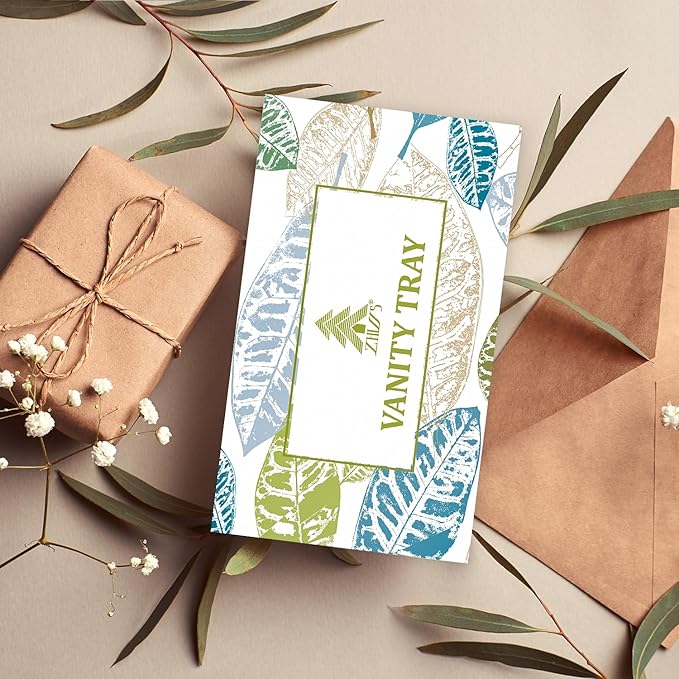 ZHWS Small Bathroom Vanity Tray for Countertop Makeup Perfume Decor Candle Jewelry, Small Kitchen Tray for Soap Dispenser Spice Sponge Holder Black Toilet Tray 7.9”L x 4.4”W x 1.14”H