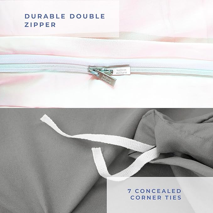 Kotton Culture 120"x120" 3 Pc Super King Plus/Super Oversize King Duvet Cover Set 100% Egyptian Cotton - 1000 TC Comforter Cover, Zipper Closure & Corner Ties - Fits Only Extra Large Inserts - White