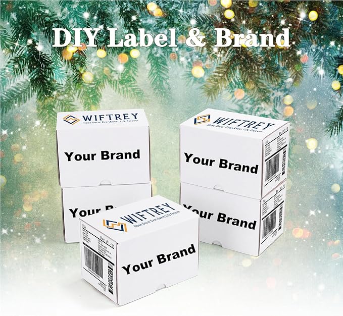 WIFTREY 40 Pack 6X4X4 Small Shipping Boxes, Shipping Box 6 x 4 x 4 for Small Business Packing, White Corrugated Cardboard Mailer Boxes for Shipping Mailing