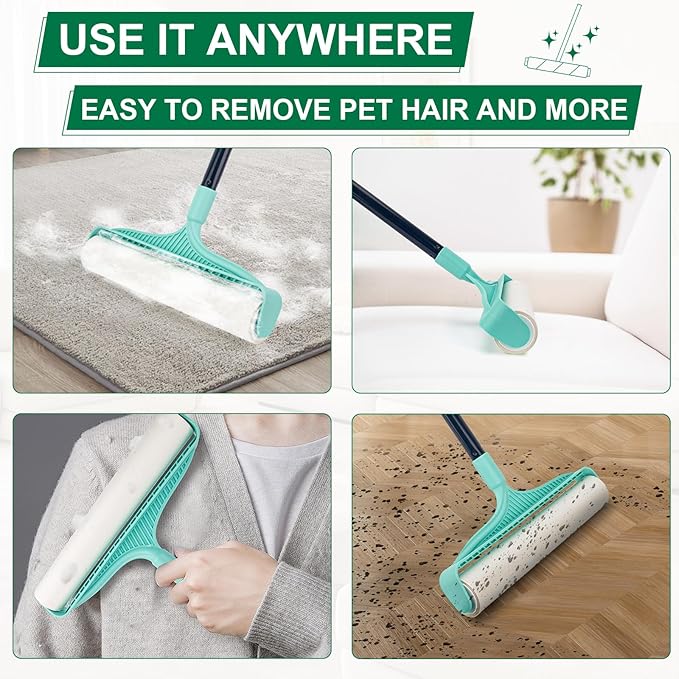 KeFanta 3Pcs Large Lint Roller Refills (270 Sheets) 11.8" Wide