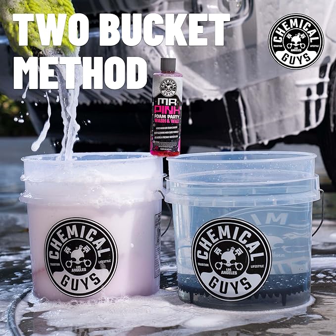 Chemical Guys DIRTTRAP02 Cyclone Dirt Trap Car Wash Bucket Insert Car Wash Filter Removes Dirt and Debris While You Wash (Red) 12" Diameter Great for Washing Cars, Trucks, SUVs, RVs & More