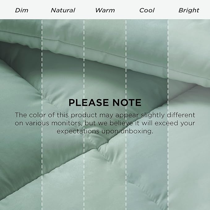 Bedsure Comforter Duvet Insert - Quilted Comforters Twin Size, All Season Duvet, GentleSoft Down Alternative Bedding, with 8 Tabs, Gifts for Women/Men, Sage Green, Twin 88 x 68 Inches